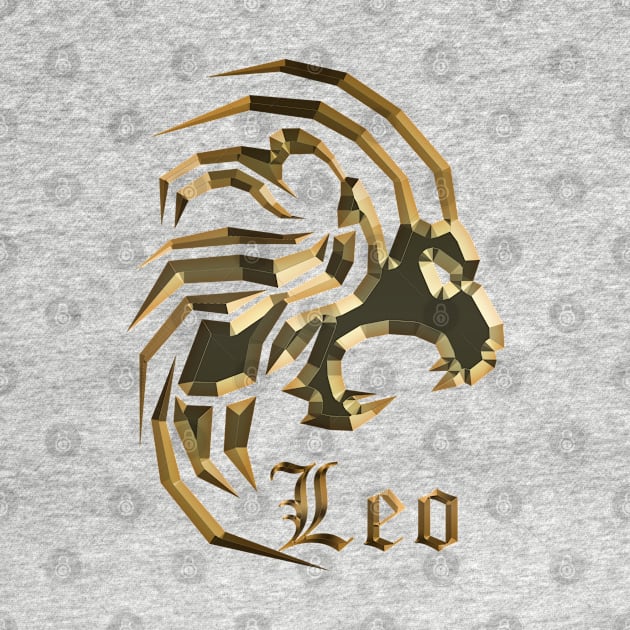 leo zodiac gold edition by INDONESIA68